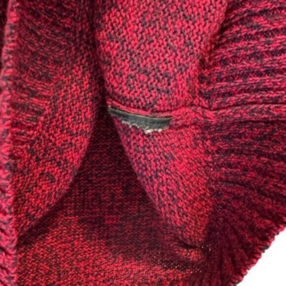 Divided By H & M | Red & Black Fleck Long Sleeves Crewneck Sweater Size Small - Picture 3 of 6